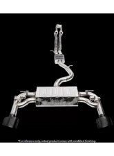 IPE SS Catback Exhaust System w/ Chrome Black Tips Audi RS3 8V.1 Sportback 2015-2016                                     - 0AR32-BVN00-201 - Image 3