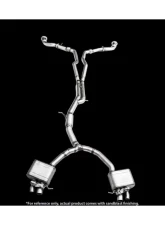 IPE SS Catback Exhaust System w/ Chrome Silver Tips + OBD2 Audi RS4 | RS5 2018-2020                                     - 0AR40-NVN00-2 - Image 3