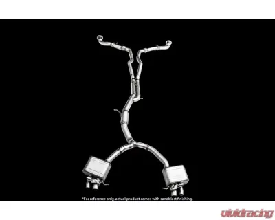 IPE SS Catback Exhaust System w/ Chrome Silver Tips + OBD2 Audi RS4 | RS5 2018-2020 - 0AR40-NVN00-2