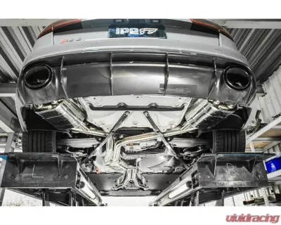 IPE SS Catback Exhaust System w/ Chrome Silver Tips Audi RS6 | RS7 C7 2013-2018 - 0AR60-NVN00-2