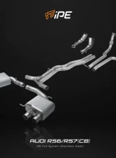 IPE SS Catback Exhaust System w/ Chrome Silver Tips Audi RS6 | RS7 C8 2019-2025                                     - 0AR61-NVN00-201 - Image 5