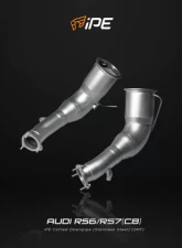 IPE SS Catback Exhaust System w/ Chrome Silver Tips Audi RS6 | RS7 C8 2019-2025                                     - 0AR61-NVN00-201 - Image 2
