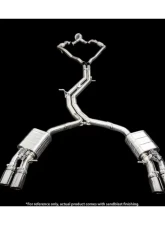 IPE SS Catback Exhaust System OPF w/Chrome Tips + OBD2 Audi S4 B9 | S5 F5 2017-2025                                     - 0AS40-NVNM0-2 - Image 2