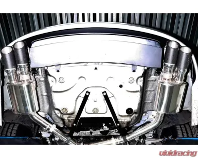 IPE SS Catback Exhaust System w/Chrome Tips + Remote Audi S6 | S7 C7 4.0 TFSI Quattro 2013-2016 - 0AS70-NVN00-2
