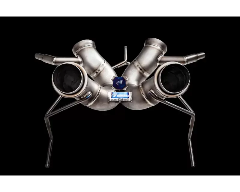 IPE Titanium Catback Exhaust System McLaren 600LT 2018-2024 - 0C600-TNNN00-2