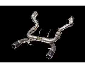 IPE SS Cat Downpipe w/ Heat Protector McLaren 720S | 765LT 2017-2024