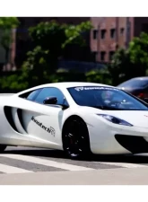 IPE Titanium Catback Exhaust System w/Polished Silver Muffler Outlet Pipe + Remote McLaren MP4-12C 2011-2014                                     - 0CMP4-NVN00-2 - Image 2