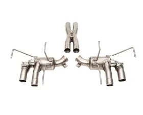 IPE Titanium Catback Exhaust System w/ Polished Silver Tips Ferrari F12 Berlinetta 2012-2017