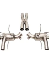 IPE Titanium Catback Exhaust System w/ Polished Silver Tips Ferrari F12 Berlinetta 2012-2017                                     - 0F012-TNVN00-4 - Image 2