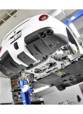 IPE Titanium Catback Exhaust System w/ Polished Silver Tips Ferrari F12 Berlinetta 2012-2017                                     - 0F012-TNVN00-4 - Image 2