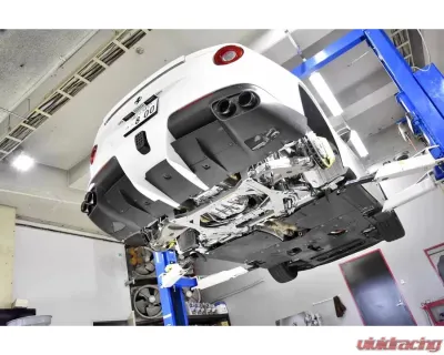 IPE Titanium Catback Exhaust System w/ Polished Silver Tips Ferrari F12 Berlinetta 2012-2017 - 0F012-TNVN00-4