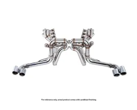 IPE SS Catback Exhaust System w/Chrome Silver Tips Ferrari F430 | F430 Spider 2004-2009