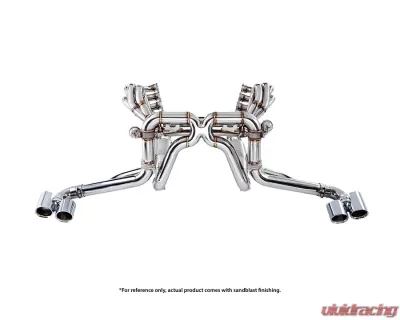 IPE SS Catback Exhaust System w/Chrome Silver Tips Ferrari F430 | F430 Spider 2004-2009 - 0F430-NVN00-4
