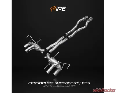 IPE SS Cat Pipe OPF Version Ferrari 812 Superfast | 812 GTS 2017-2024 - 0F812-A0NM0-3
