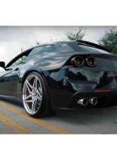 IPE Titanium Catback Exhaust System w/ Polished Silver Tips Ferrari GTC4 Lusso T 3.9L V8 2019-2020                                     - 0FG4T-TNVN00-4 - Image 2