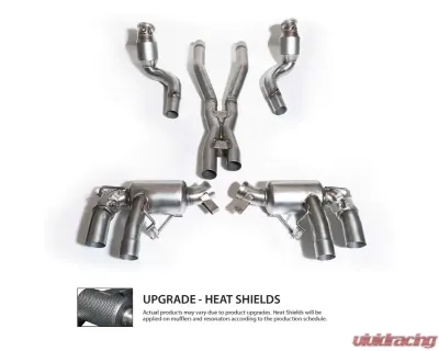 IPE SS Catback Exhaust System w/ Chrome Silver Tips Ferrari Portofino 2018-2023 - 0FPOR-NVN00-4