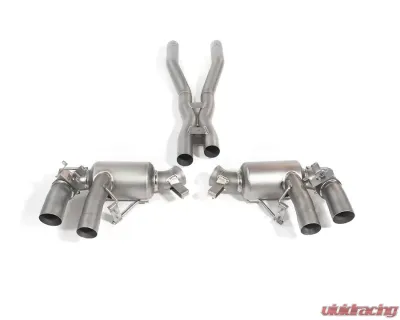 IPE Titanium Catback Exhaust System w/ Polished Silver Tips Ferrari Portofino 2018-2023 - 0FPOR-TNVN00-4