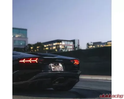 IPE Titanium Catback Exhaust System w/ Polished Silver Tips Lamborghini Aventador SuperVeloce LP750-4 2015-2017 - 0L750-TNVN00-2