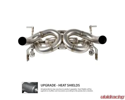IPE Titanium Catback Exhaust System w/Polished Silver Tips Lamborghini Huracan Performante LP640-4 2017-2019 - 0LHUP-NVN00-2