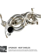 IPE Titanium Catback Exhaust System w/Polished Silver Tips Lamborghini Huracan Performante LP640-4 2017-2019                                     - 0LHUP-NVN00-2 - Image 2