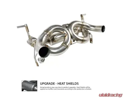 IPE Titanium Catback Exhaust System w/Polished Silver Tips Lamborghini Huracan Performante LP640-4 2017-2019 - 0LHUP-NVN00-2