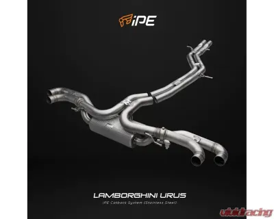IPE SS Catback Exhaust System w/ Chrome Silver Tips Lamborghini Urus 2018-2025 - 0LURS-NVN00-2