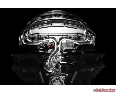IPE SS Catback Exhaust System w/ Chrome Silver Tips Lamborghini Urus 2018-2025 - 0LURS-NVN00-2