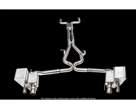 IPE SS Catback Exhaust System Maserati Levante Q4 3.0i V6 2016-2024