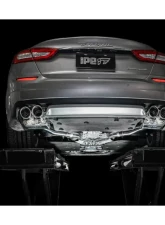 IPE SS Catback Exhaust System w/ Chrome Silver Tips Maserati Quattroporte 3.0T V6 2WD 2013-2017                                     - 0MQP6-NVN00-2 - Image 2