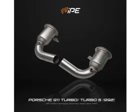 IPE SS Catted Downpipe Non-OPF Version Porsche 992 Turbo | Turbo S 2020-2024