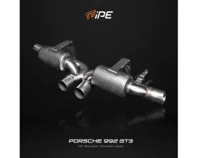 IPE SS Catback System w/Chrome Silver Tips Porsche 992 GT3 | GT3 Touring | GT3 RS 2021-2024