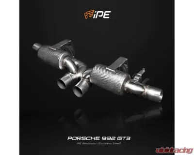 IPE SS Catback System w/Chrome Silver Tips Porsche 992 GT3 | GT3 Touring | GT3 RS 2021-2024 - 0P92G3-NVPM0-2