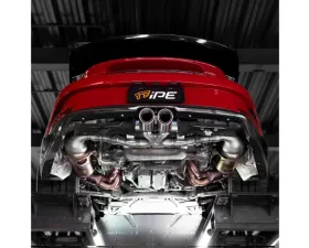 IPE Titanium Catback System w/Polished Silver Tips Porsche 992 GT3 | GT3 Touring | GT3 RS 2021-2024