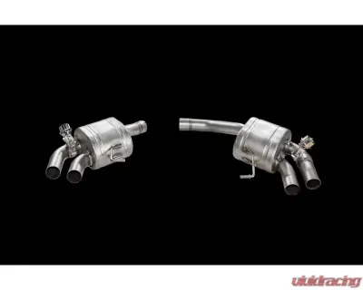 IPE SS Catback System w/Chrome Silver Tips Porsche 95B Macan 2.0 2019-2023 - 0P95BN-NVN00-4