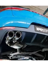IPE SS Catback System w/Chrome Silver Tips Porsche 95B Macan 2.0 2019-2023                                     - 0P95BN-NVN00-4 - Image 3