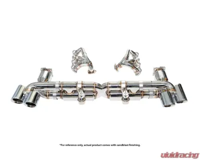 IPE SS Header Back System w/Cat Downpipe Porsche 911 (991/991.2) Turbo | Turbo S 2013-2019 - 0P991T-AVN00-2