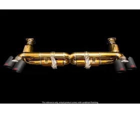 IPE Titanium Valvetronic Muffler & SS Race Downpipe w/Polished Silver Tips + Remote Porsche 911 (991/991.2) Turbo | Turbo S 2013-2019