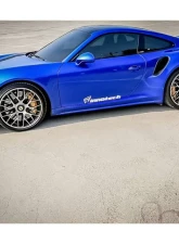 IPE Titanium Valvetronic Muffler & SS Race Downpipe w/Polished Silver Tips + Remote Porsche 911 (991/991.2) Turbo | Turbo S 2013-2019                                     - 0P991T-TBVN0S-2 - Image 3