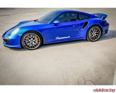 IPE Titanium Valvetronic Muffler & SS Race Downpipe w/Polished Silver Tips + Remote Porsche 911 (991/991.2) Turbo | Turbo S 2013-2019 - 0P991T-TBVN0S-2
