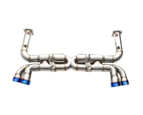 IPE SS Valvetronic Muffler w/Cat Pipe & Chrome Silver Tips + Remote Porsche 911 (996) Turbo | Turbo S 2000-2006