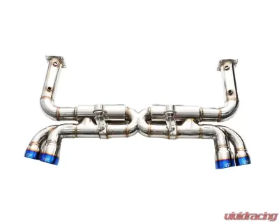 IPE SS Valvetronic Muffler w/Race Pipe & Chrome Silver Tips + Remote Porsche 911 (996) Turbo | Turbo S 2000-2006 - 0P996T-BVN00-2