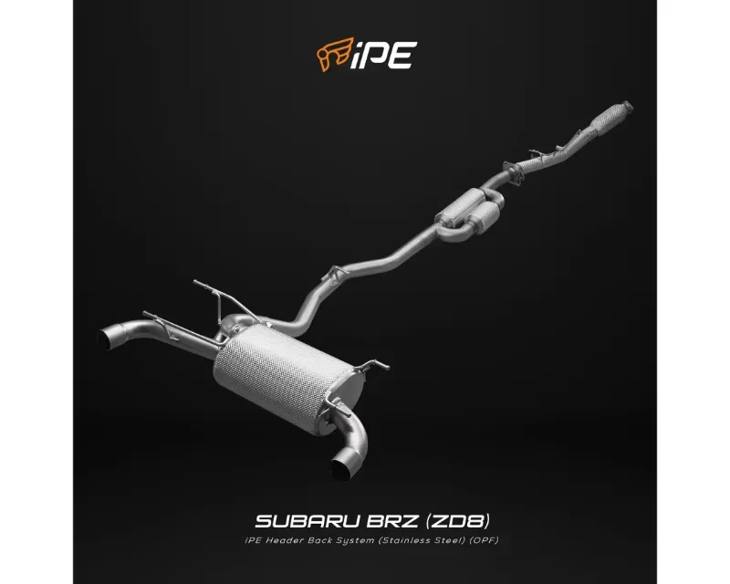 IPE SS Catback Exhaust System OPF Version w/ Chrome Silver Tips + Remote Subaru BRZ ZD8 2.4 | Toyota GR86 ZN8 2021-2025 - 0SBZ3-NVNM0-2