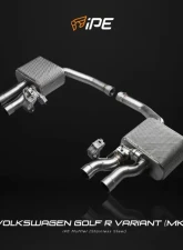 IPE SS Catback Exhaust System w/ Chrome Silver Tips Volkswagen Golf R MK8 2021-2025                                     - 0VM8R-NVN40-2 - Image 2