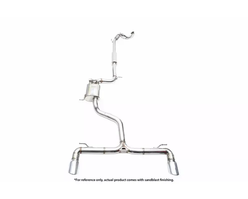 IPE SS Catback Exhaust System w/ Chrome Silver Tips & Remote Volkswagen Golf GTI MK7 2012-2020 - 0VMK7-NVN00-2