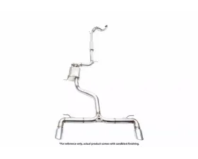 IPE SS Catback Exhaust System w/ Chrome Silver Tips & Remote Volkswagen Golf GTI MK7 2012-2020