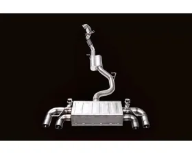 IPE SS Catback Exhaust System w/ Chrome Silver Tips + Remote Volkswagen Golf R MK7 2012-2016