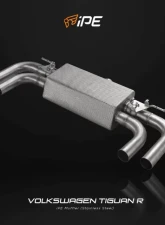 IPE SS Catback Exhaust System w/ Chrome Silver Tips Volkswagen Tiguan R 2021-2024                                     - 0VTGR0-NVNM0-2 - Image 2