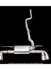 IPE SS Dual Side Dual Out Catback Exhaust System w/Chrome Silver Tips + Remote BMW 520i | 525i | 530i 2016-2023                                     - 0W3030-NVN00-2 - Image 5