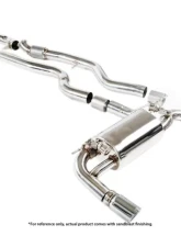 IPE SS Catback Exhaust System w/Chrome Silver Tips + Remote BMW F30-335i N55 2011-2015                                     - 0W3530-NVN00-2 - Image 2