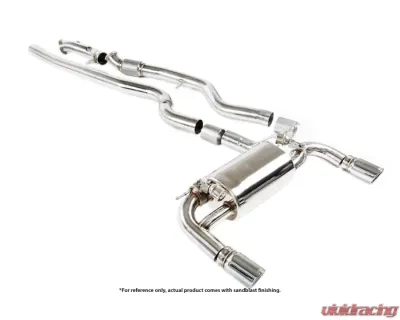 IPE SS Catback Exhaust System w/Chrome Silver Tips + Remote BMW F30-335i N55 2011-2015 - 0W3530-NVN00-2